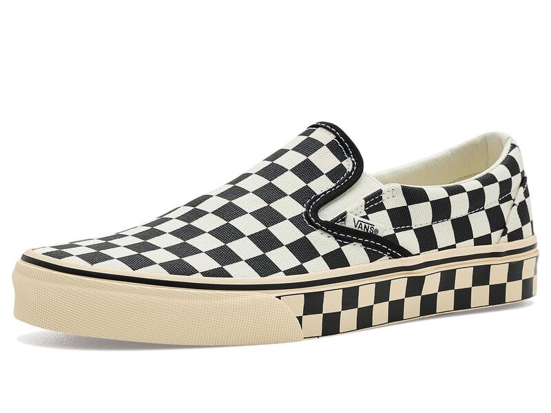 バンズ メンズ シューズ サンダル Vans Classic SlipOn Checkerboard Bl チェック