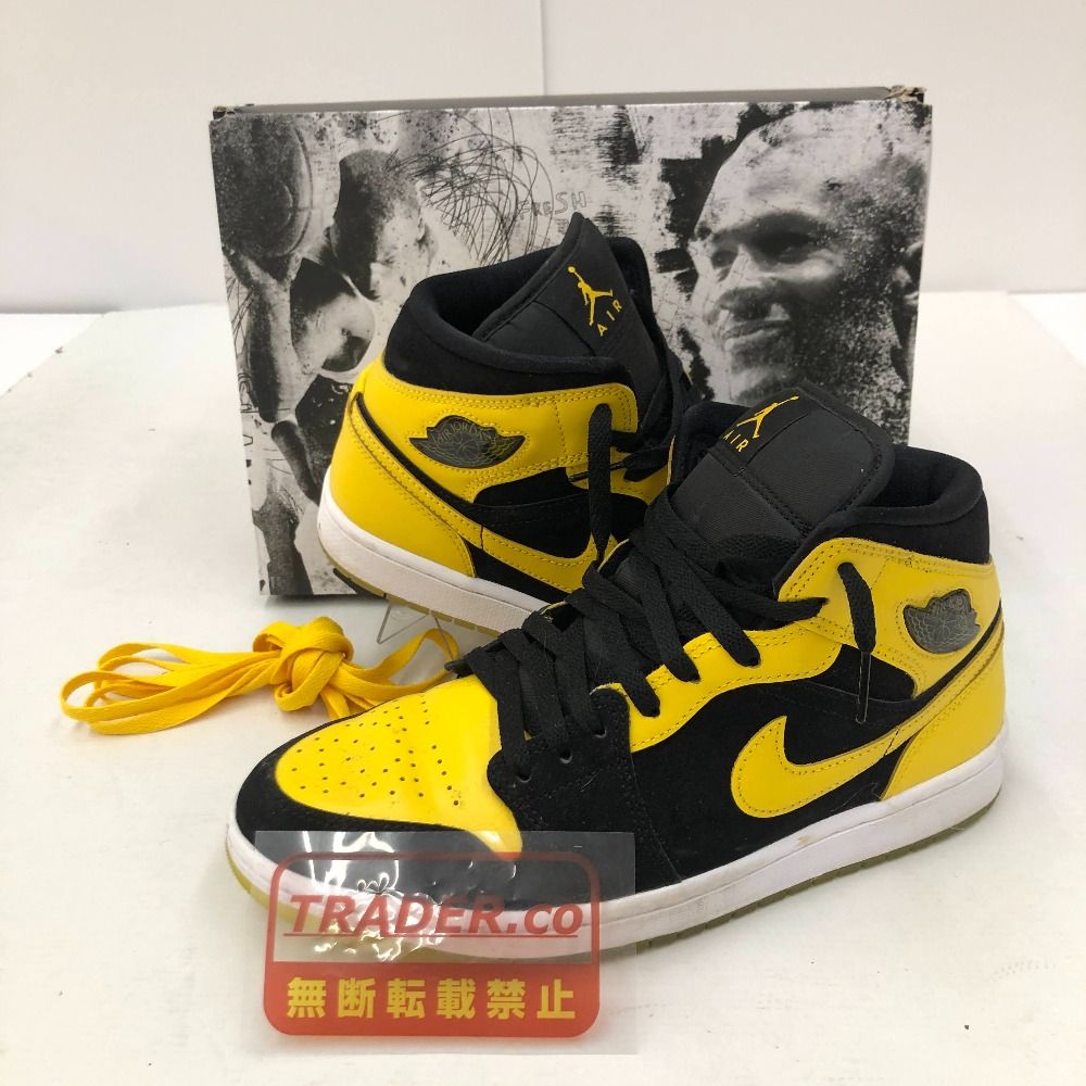 04w7481∞※【中古】 NIKE AIR JORDAN 1 MID SE NEW LOVE ナイキ エア