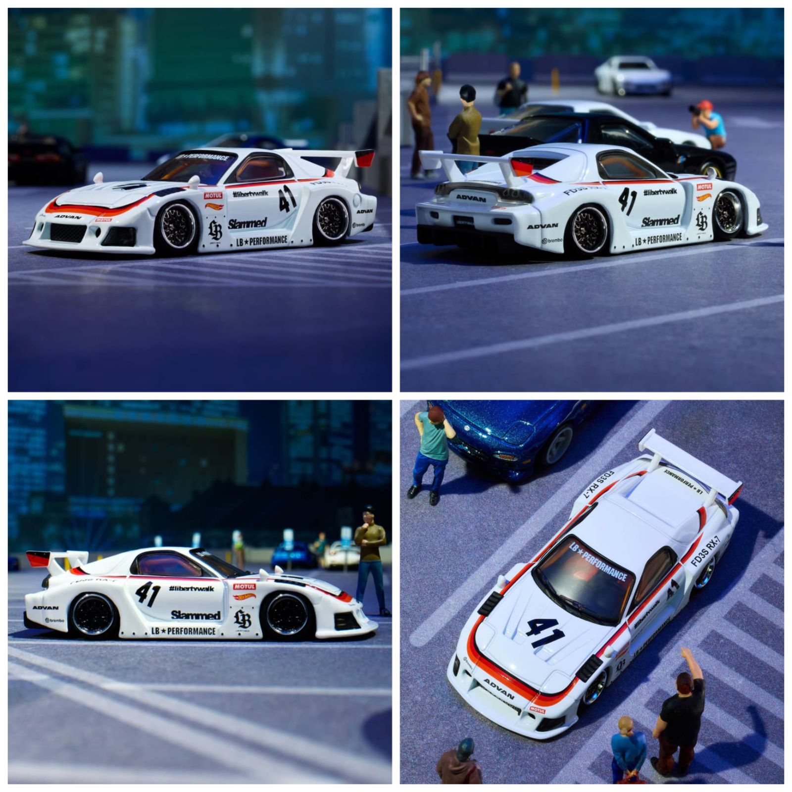確約予約】ホットウィール Elite64 MAZDA RX-7 Liberty Walk マツダ