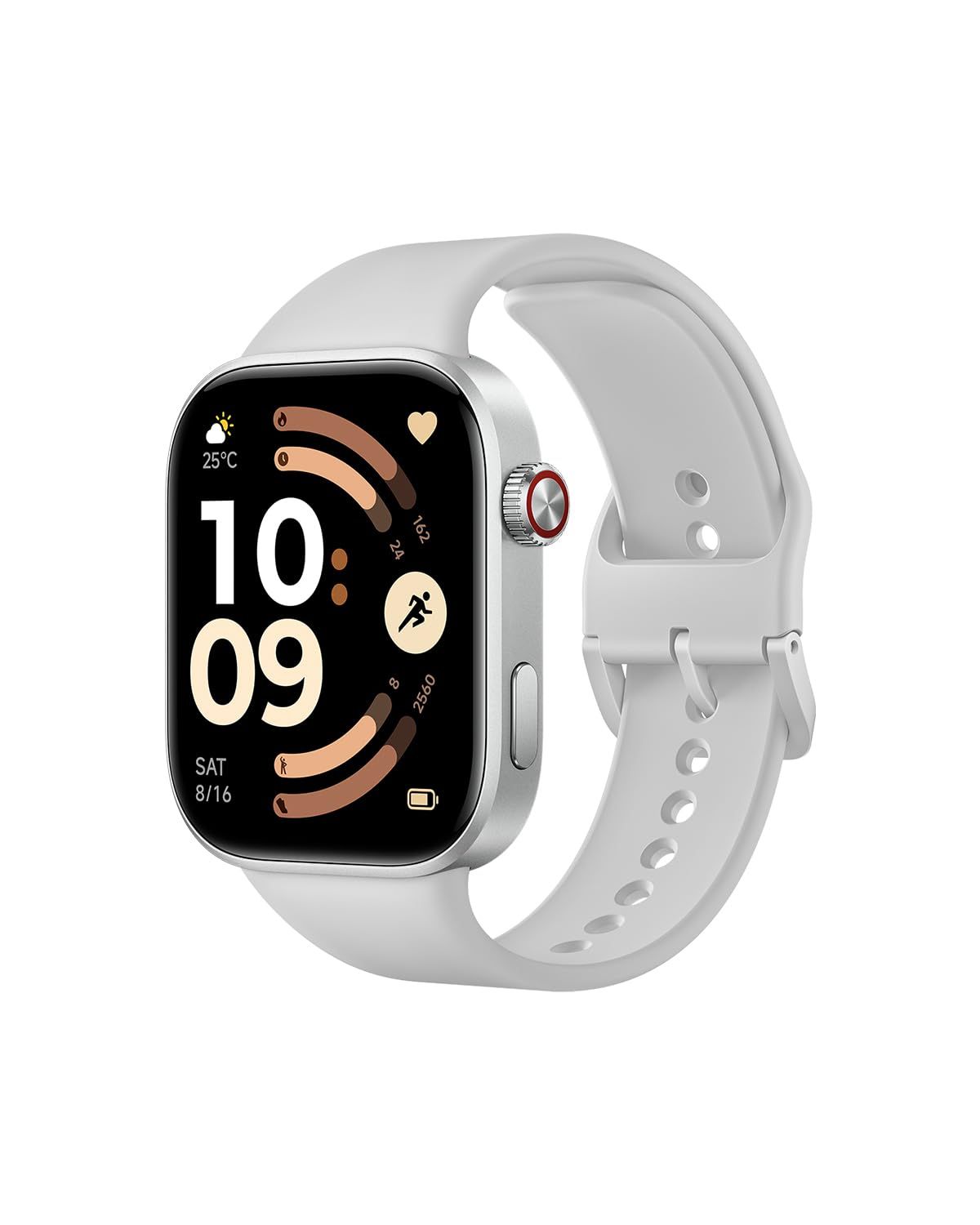 Xiaomi スマートウォッチ Redmi Watch 6 2.07インチ有機EL GPS/GNSS搭載 Bluetooth通話対応 24日間バッテリー 薄型軽量 24時間モニタリング 女性健康管理 録音機能 スポーツモード 5A [シルバーグレー] [普通] 12,796円