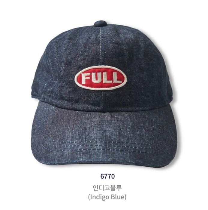 FULLCOUNT フルカウント 6770 FULL エンブレム デニム ベースボール キャップ 帽子 6,563円