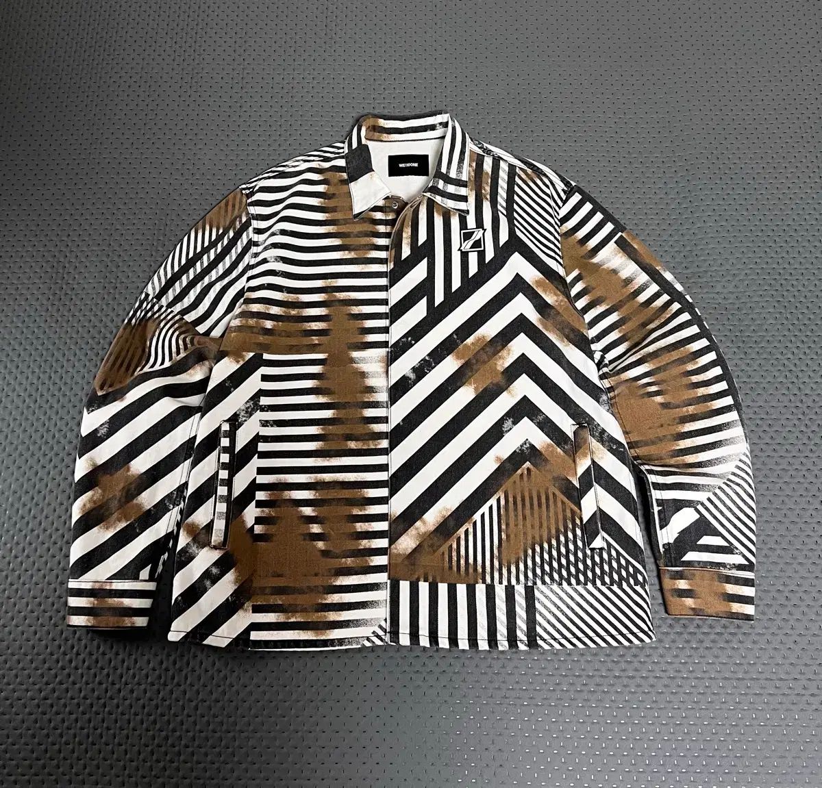 ウェルダン(we11done) ストライプ ダイング ジャケット