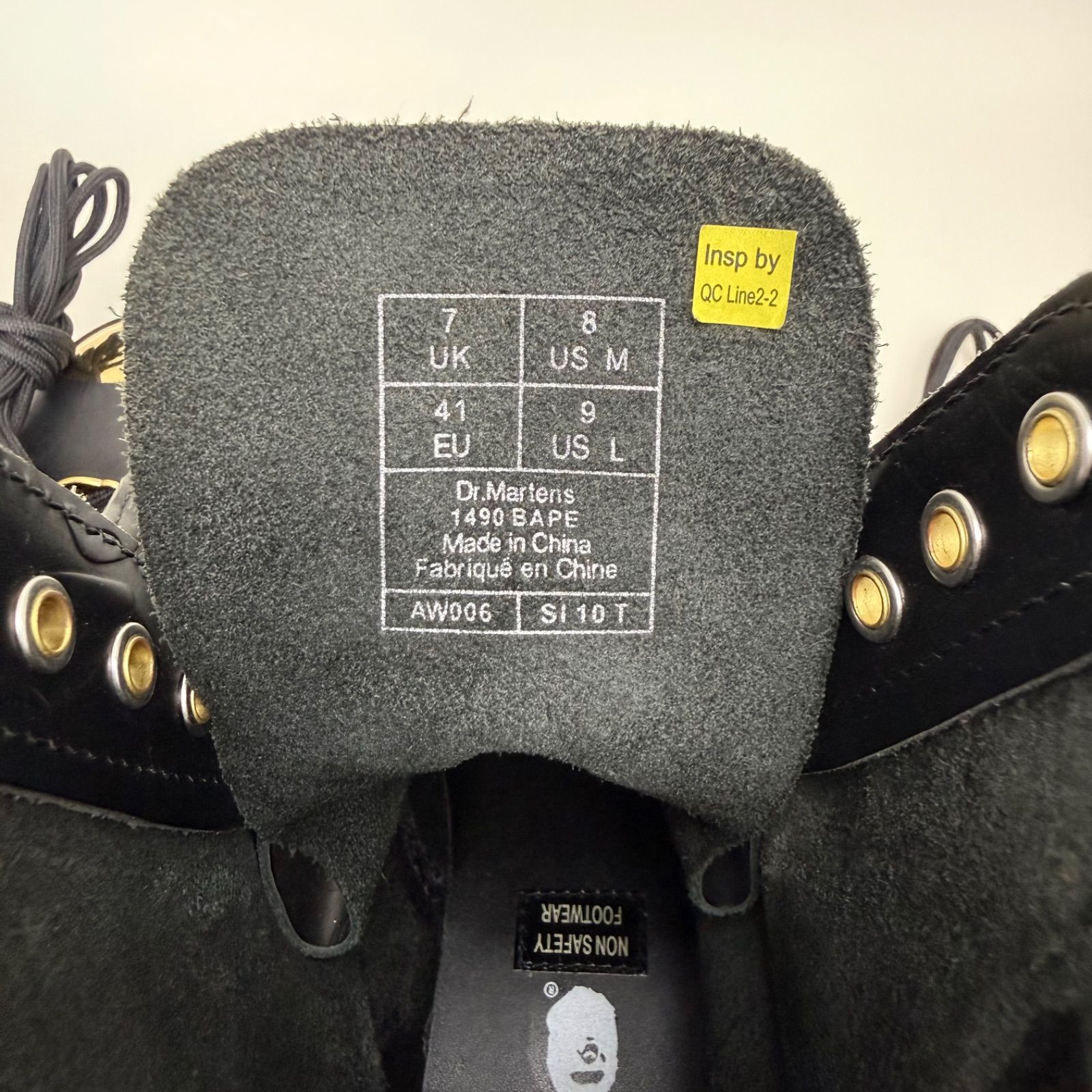 Dr.Martens × A BATHING APE 2018 archive ABC 10 HOLE STEEL TOE CAP UK7 BAPE 1490 ドクターマーチン アベイシングエイプ 10ホール ブーツ スチールトゥ 迷彩型押 NIGO 裏原 Dr.Martens × A BATHING APE 2018 archive ABC 10 HOLE STEEL TOE CAP UK7 BAPE 1490 ドクターマーチン アベイシングエイプ 10ホール ブーツ スチールトゥ 迷彩型押 NIGO 裏原