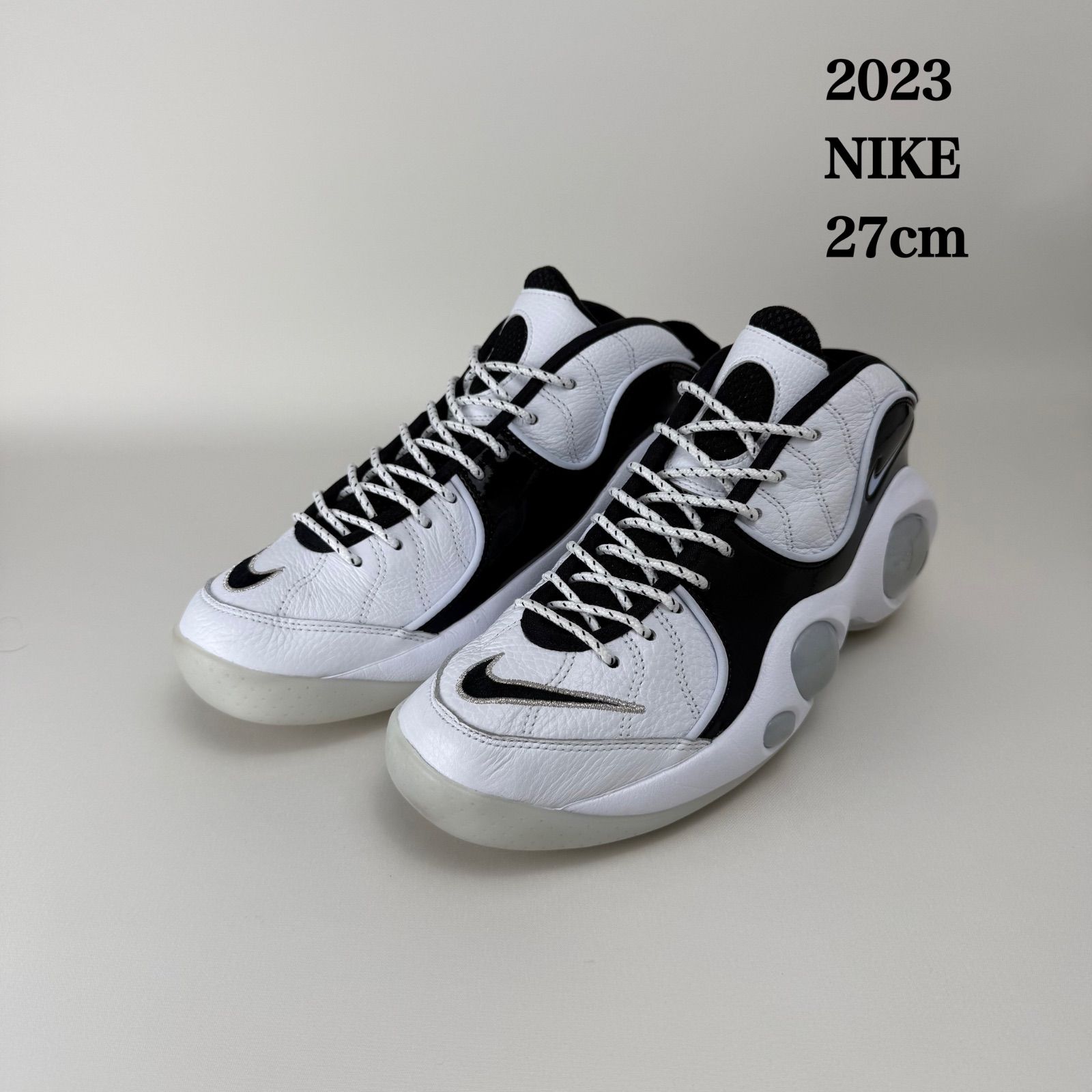 NIKE 2023 Air Zoom Flight 95 DV0820-100 27cm ナイキ エアズームフライト95 白黒 復刻 極美品 バッシュ レア 名作 7,448円
