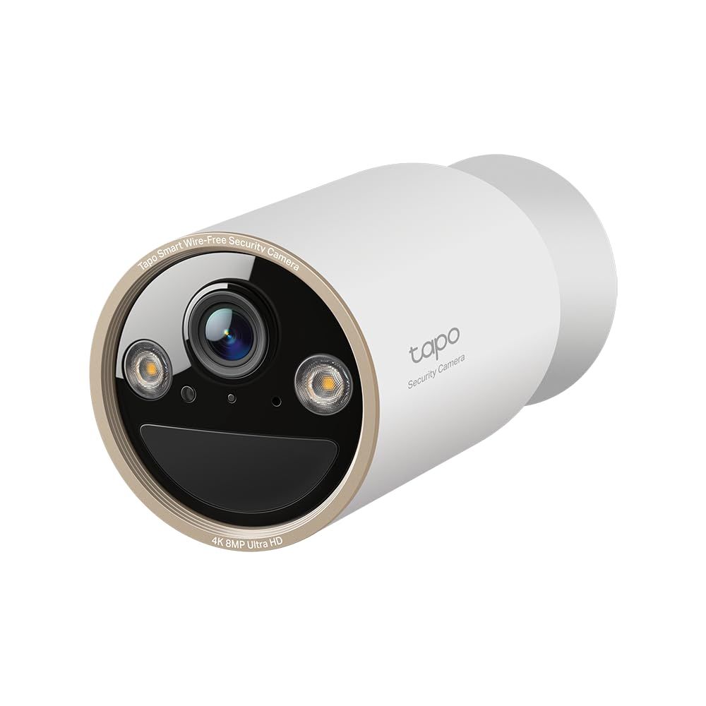 TP-Link Tapo 防犯カメラ 見守りカメラ Wi-Fi フルワイヤレス 充電式 4K 8MP IP66 防水防塵 フルカラー Tapo C460/A [4K 定点式|ソーラーなし]