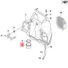 BMW/F800GT/R/S/ST K エアインテークマニホールドラバーキット キャブレターインターフェース 1111772077 カスタムパーツ