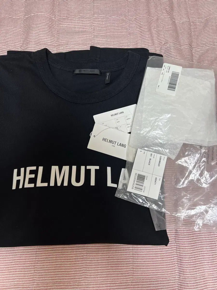L ヘルムート・ラング ロゴ Classic 半袖 Tシャツ