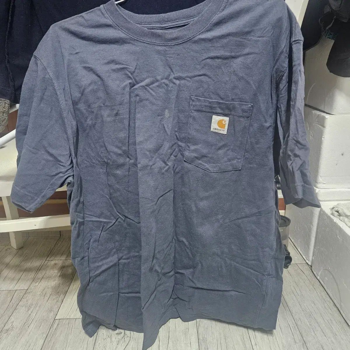 Carhartt カーハート 半袖Tシャツ チャコール Lサイズ 実物画像あり 実際サイズ XL