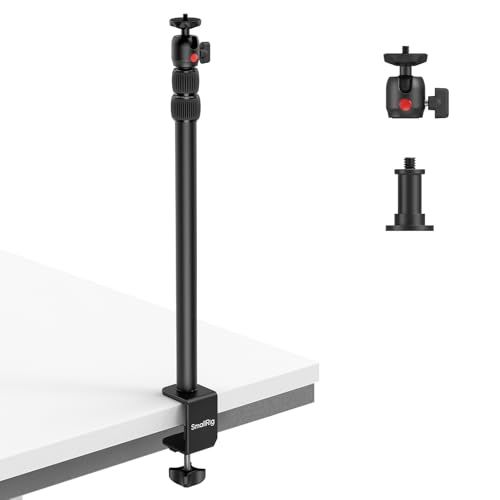 SMALLRIG カメラデスクマウント Cスタンド 15インチ~35インチ 調節可能なデスク三脚ライトスタンド 卓上Cクランプ ウェブカメラ デジタル一眼レフカメラ リングライト ライブストリーミング 写真ビデオ撮影用t a72eafe1 5,868円
