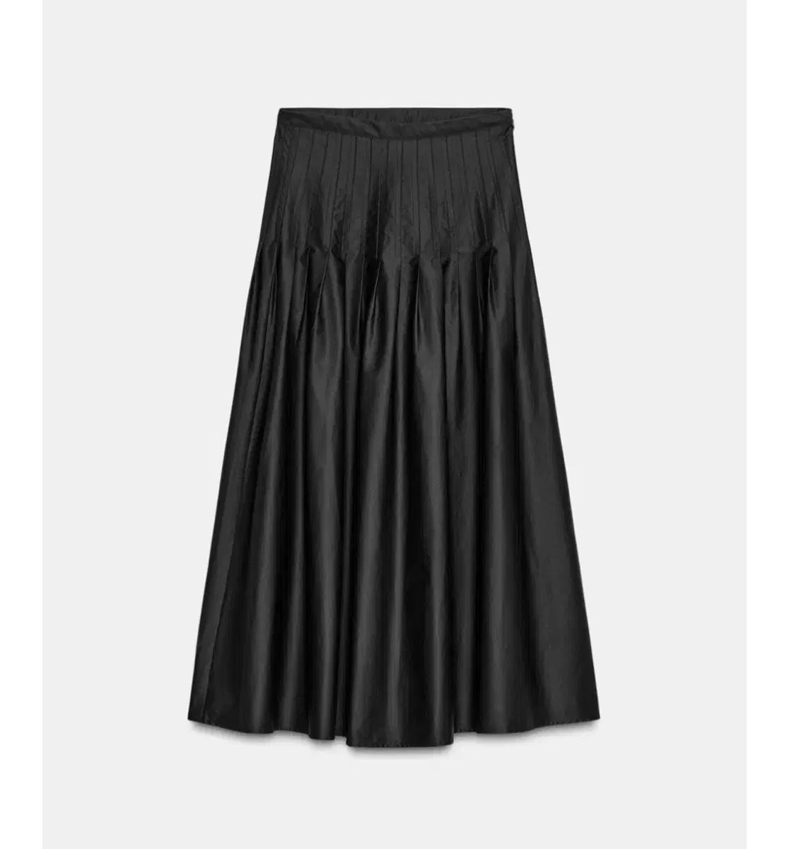 ZARA プリーツ ミディ スカート XS