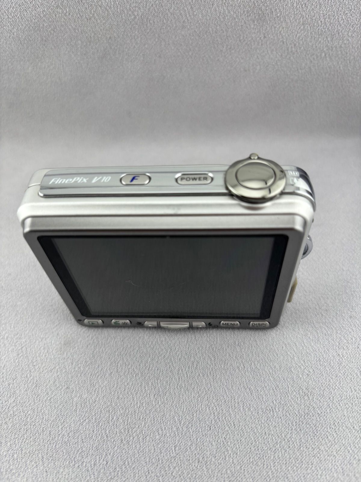2103【外観美品、ジャンク】 FUJIFILM FinePix V10 オレンジ 富士