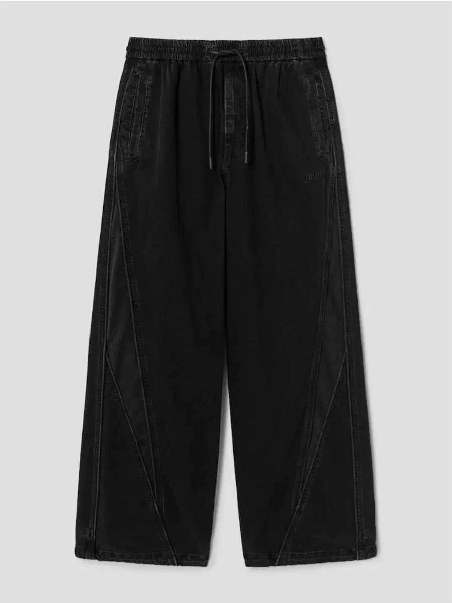 Juun.J / 26ss ヘリンボーン デニム トラック パンツ / 46
