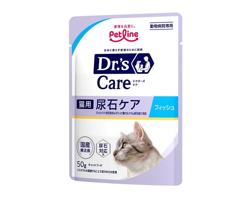 ドクターズケア ウェット 猫用尿石ケア フィッシュ 50g×12袋pms 67d92e84
