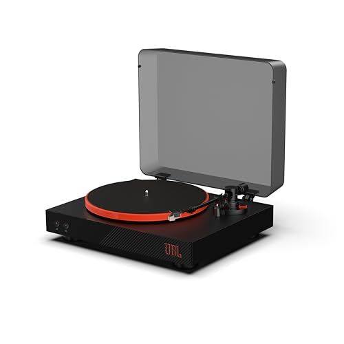 JBL Spinner BT Bluetooth搭載ターンテーブル レコードプレーヤー aptX HD MM型カートリッジ同梱 フォノイコライザー内蔵 アナログレコード (ブラック)t 6953aac1