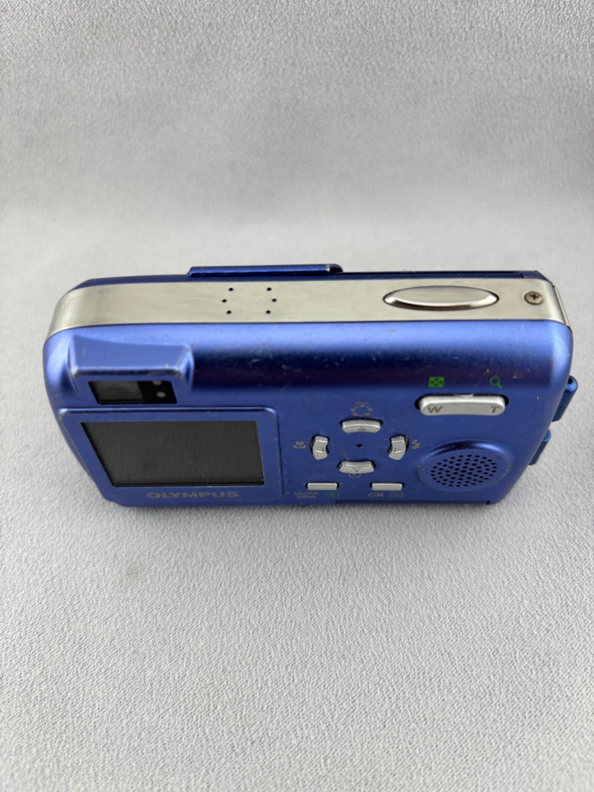 2117【動作確認済み】 OLYMPUS μ-30 DIGITAL ブルー オリンパス ミュー