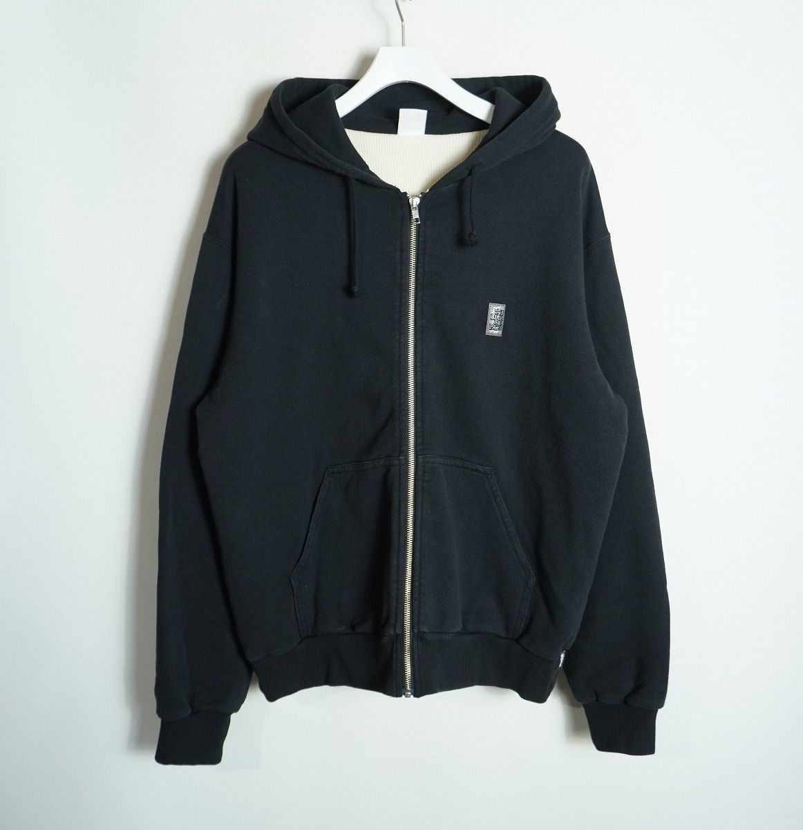 美品25AW THE BLACK EYE PATCH ブラックアイパッチ REFLECTOR EMBROIDERED ZIP HOODIE BEPFW25CS09 スウェット パーカー 取扱注意 M 2405Q♪