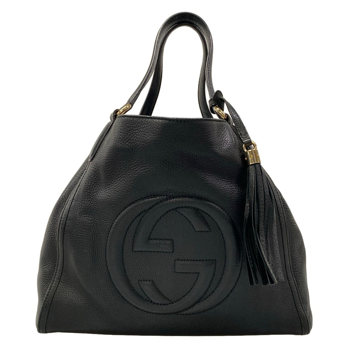 GUCCI(グッチ) トートバッグ ソーホーセラリウス 282309 黒 レザー