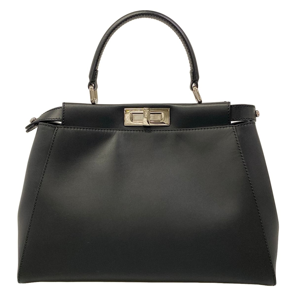 FENDI(フェンディ) ハンドバッグ ピーカブーアイコニックミディアム(レディース)/ピーカブーレギュラー/モンスター 8BN226 黒 レザー