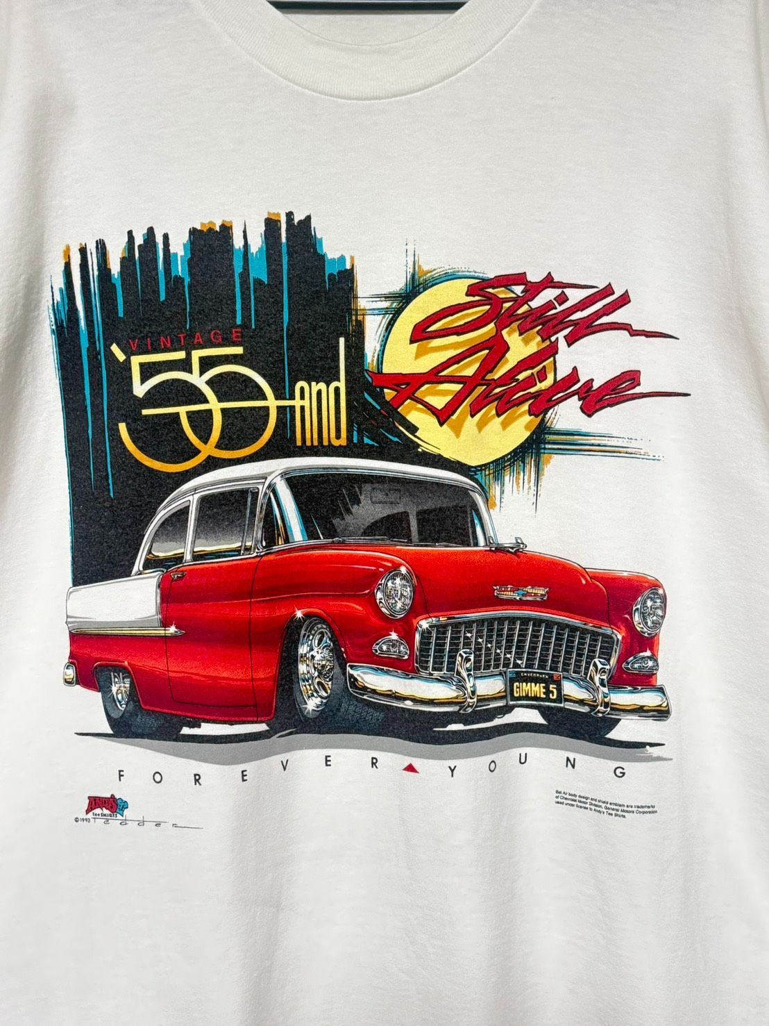 Lee【USA直輸入】古着 シボレー Chevrolet Bel Air 1955 グラフィックT