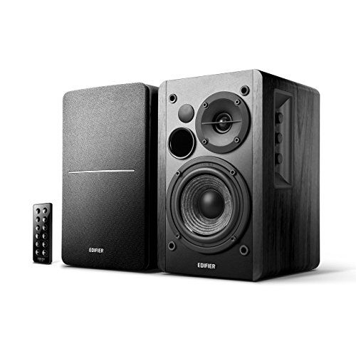 Edifier R1280DB ブックシェルフスピーカー アクティブ アンプ内蔵 42W出力 リモコン付き ブラック | Bluetooth V5.1 パワードブックシェルフ 4inchウーファー Bluetooth/RCA AUX 光/同軸 de9a5929 20,865円