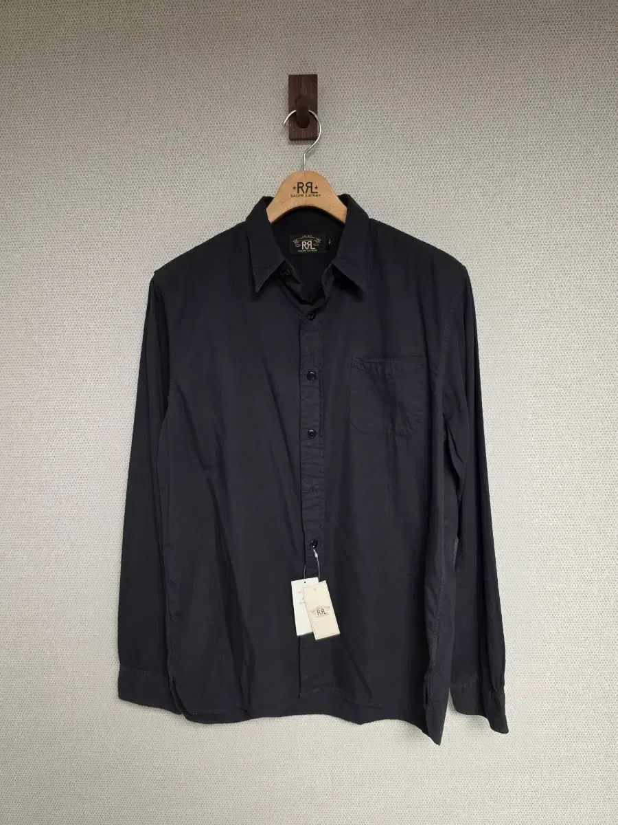 RRL ダブルアールエル ブラック コットンシャツ M (新品) 34,353円