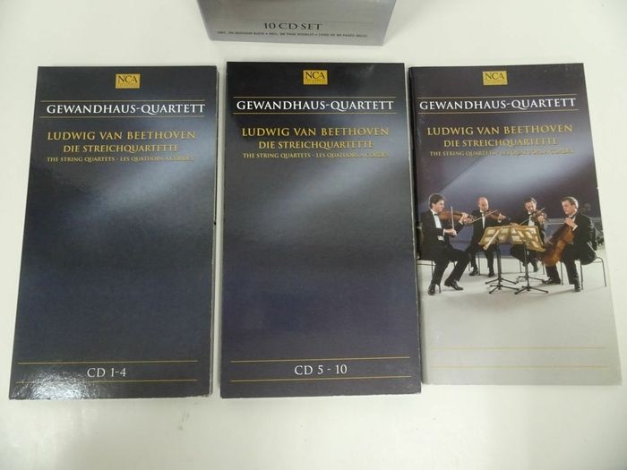 ☆CD10枚【Beethoven: The String Quartets Gewandhaus Quartett