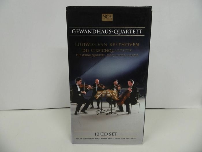 ☆CD10枚【Beethoven: The String Quartets Gewandhaus Quartett