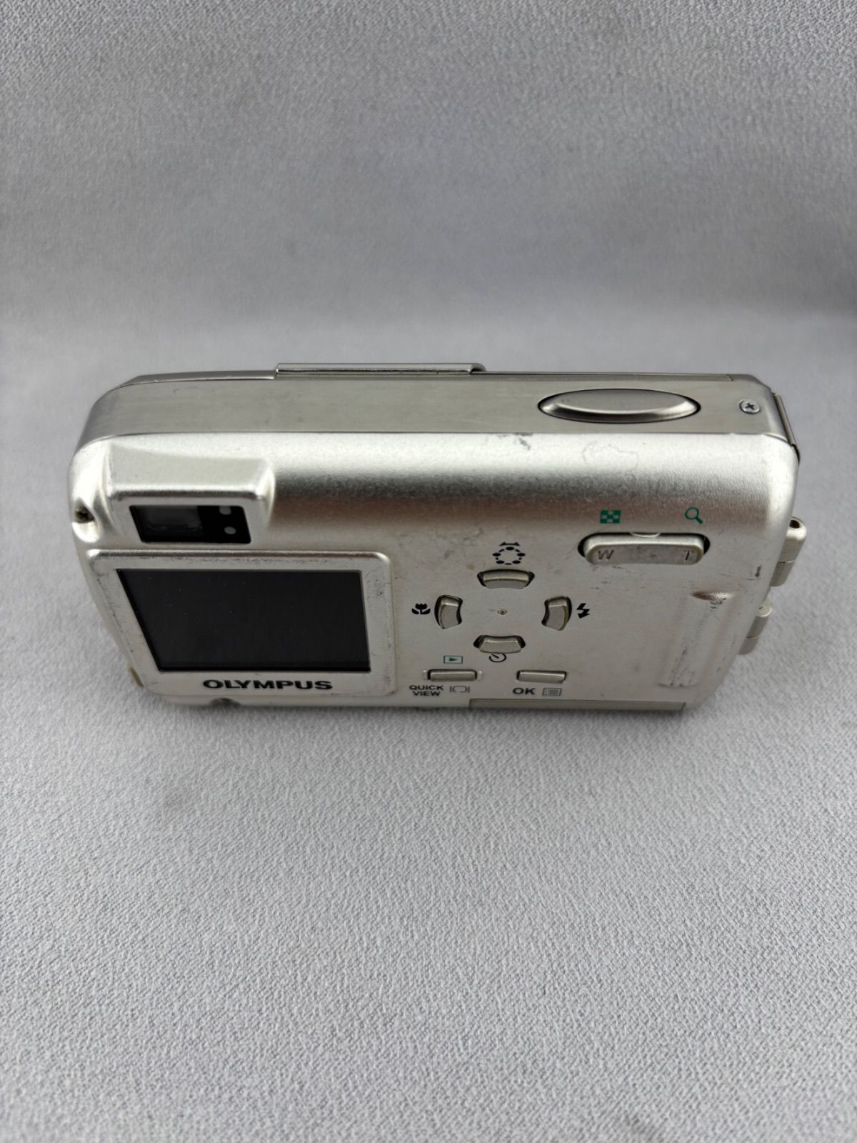 2119【動作確認済み】 OLYMPUS μ-15 DIGITAL シルバー オリンパス