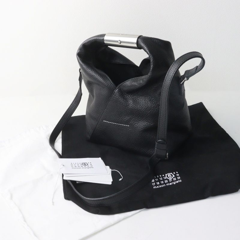 Mm6 革のクロスボディバッグ MM6 Maison Margiela エムエム 6 メゾン