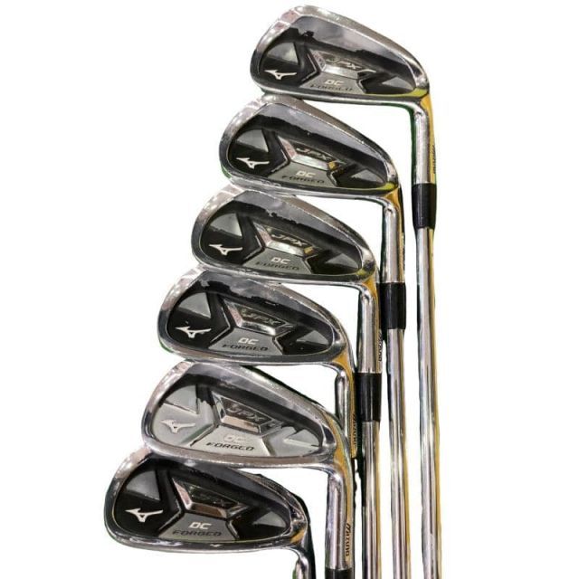 【中古】 ミズノ JPX DC FORGED 6S アイアンセット IR 純正特注シャフト (フレックスS) メンズ 男性用 右利き 右用 Cランク ゴルフクラブ