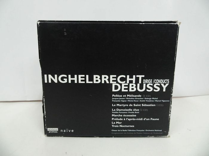 ☆CD-BOX【アンゲルブレシュト、ドビュッシーを振る/Inghelbrecht