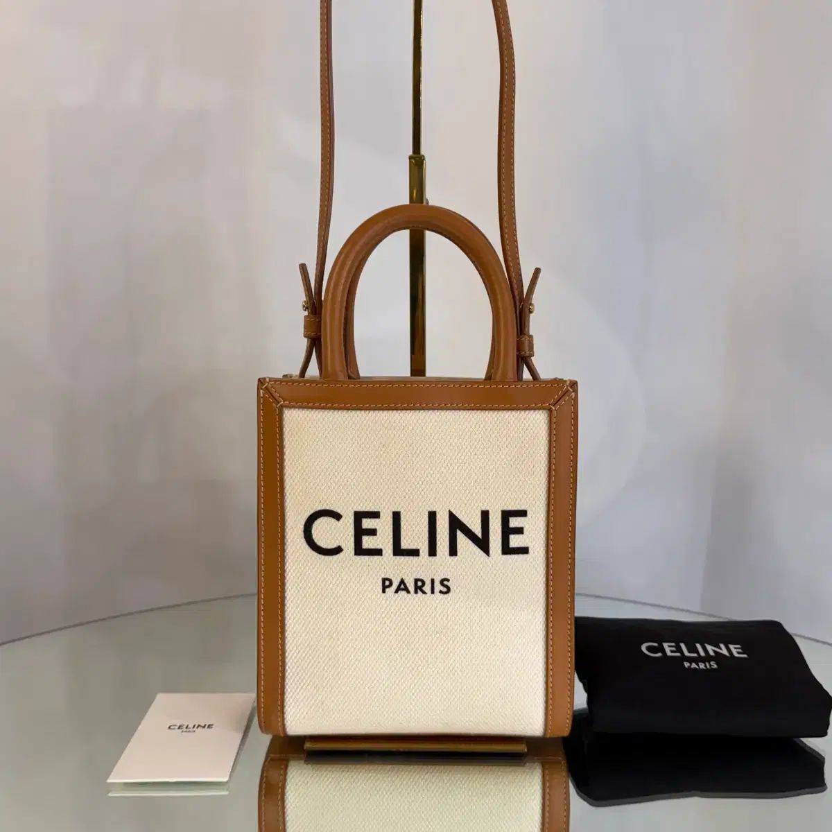 Celine セリーヌ バーティカル カバスバッグ ミニ ショルダー ソール