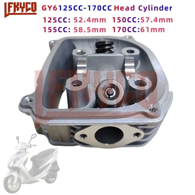 電動スクーター用モーターサイクルシリンダーヘッド GY6 125cc/150cc/155cc/170cc