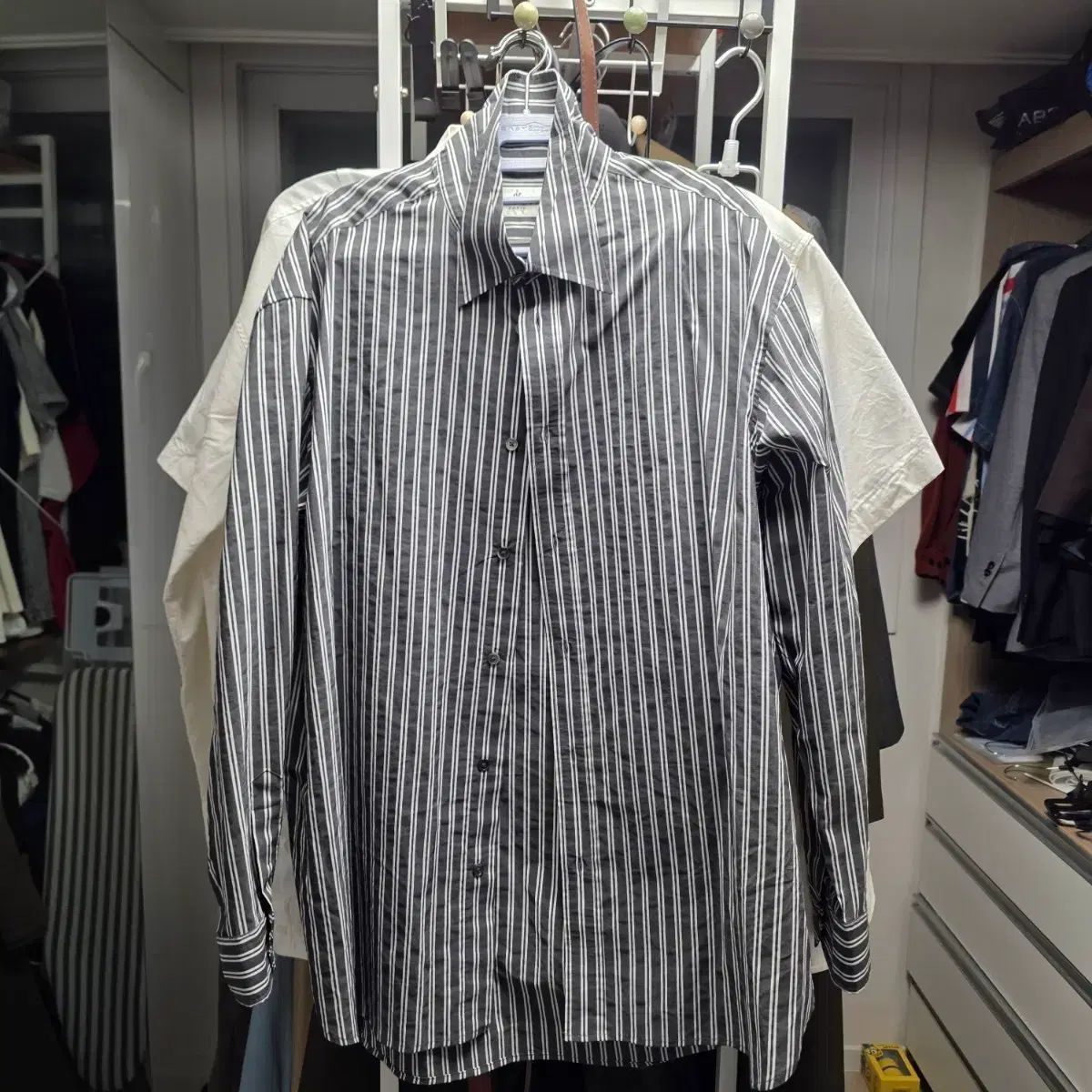 キャリオバー/フューエルオム ストライプ シャツ XL 7,570円