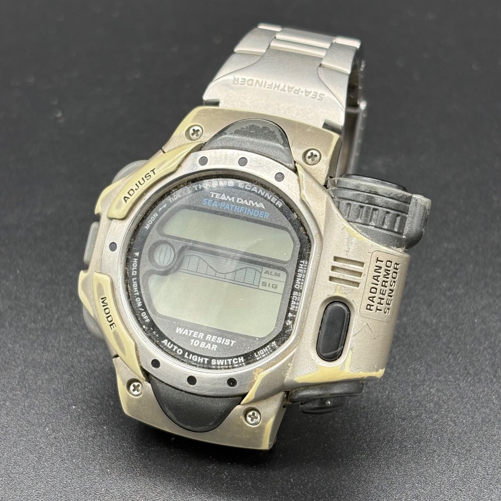 カシオ シーパスファインダー SPF-10 腕時計 デジタル チームダイワ フィッシングウォッチ 10気圧防水 CASIO Sea Pathfinder Watch
