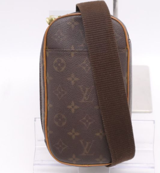 LOUIS VUITTON ルイヴィトン モノグラム ポシェット ガンジュ ボディバッグ ウェストポーチ ユニセックス m0046