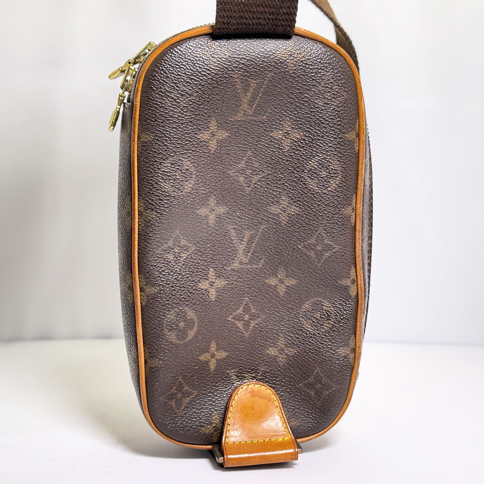 LOUIS VUITTON ルイヴィトン モノグラム ポシェット ガンジュ ボディバッグ ウェストポーチ ユニセックス m0046
