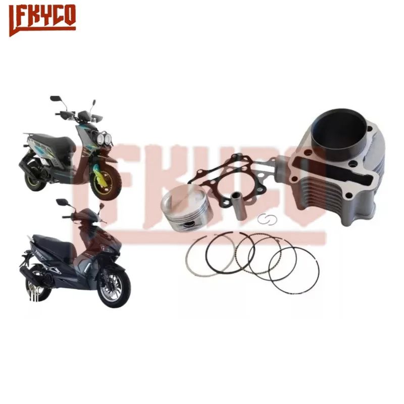 Italika GY6 用 57.4mm エンジンシリンダー 150CC ピストンガスケットキット