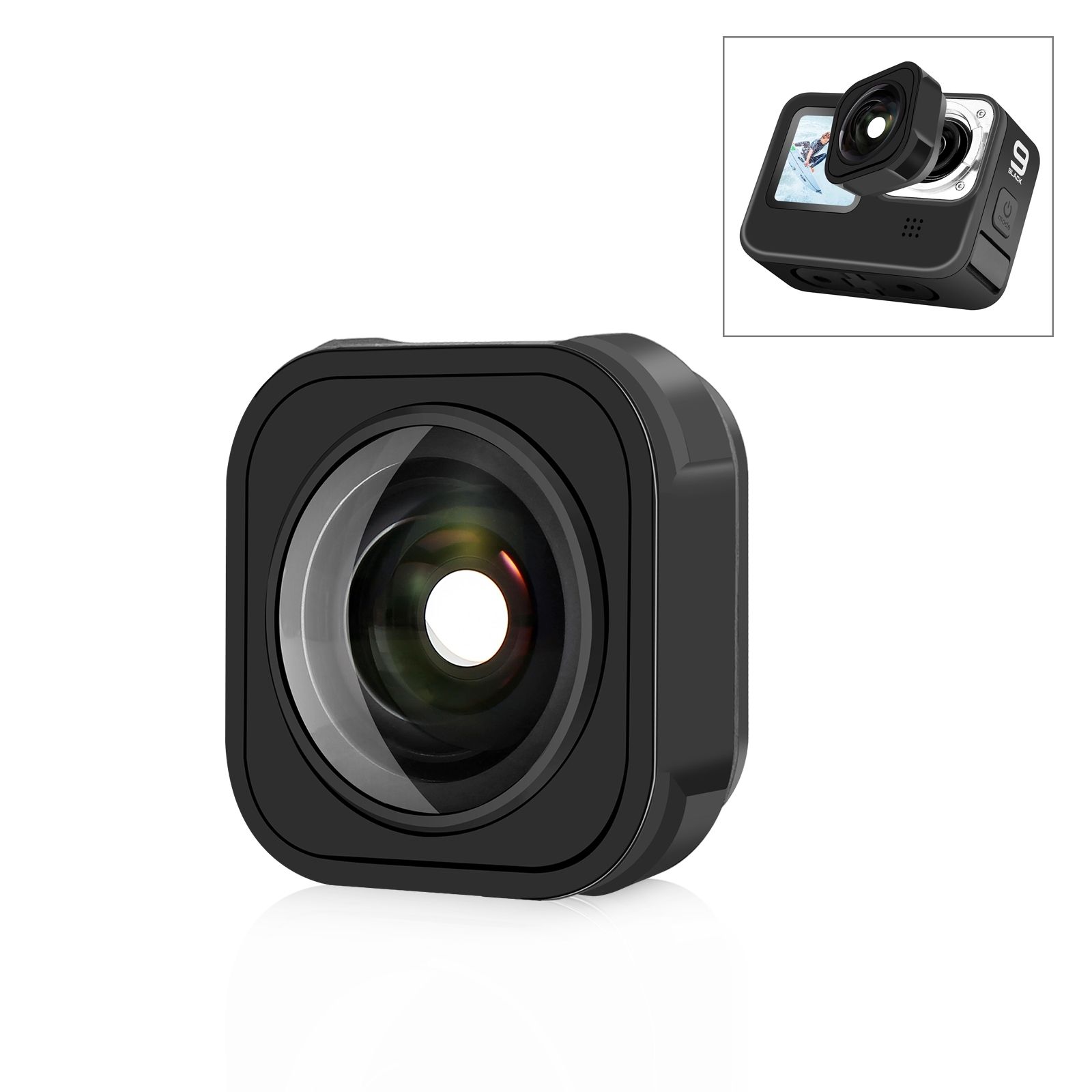 PULUZ Max Lens Mod 広角レンズ GoPro Hero13/12/11/10/9 Black用