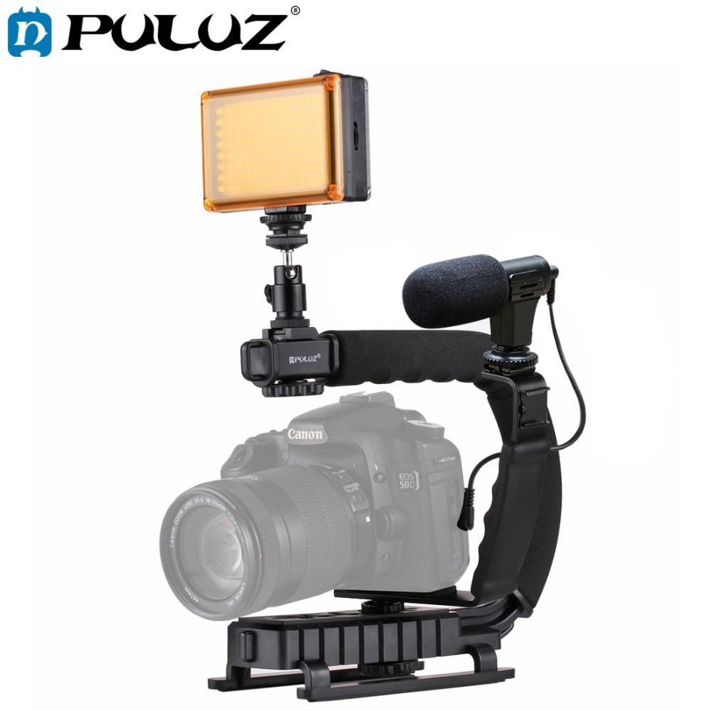 PULUZ ステディカム用 C型ハンドグリップカメラスタビライザー 9,734円