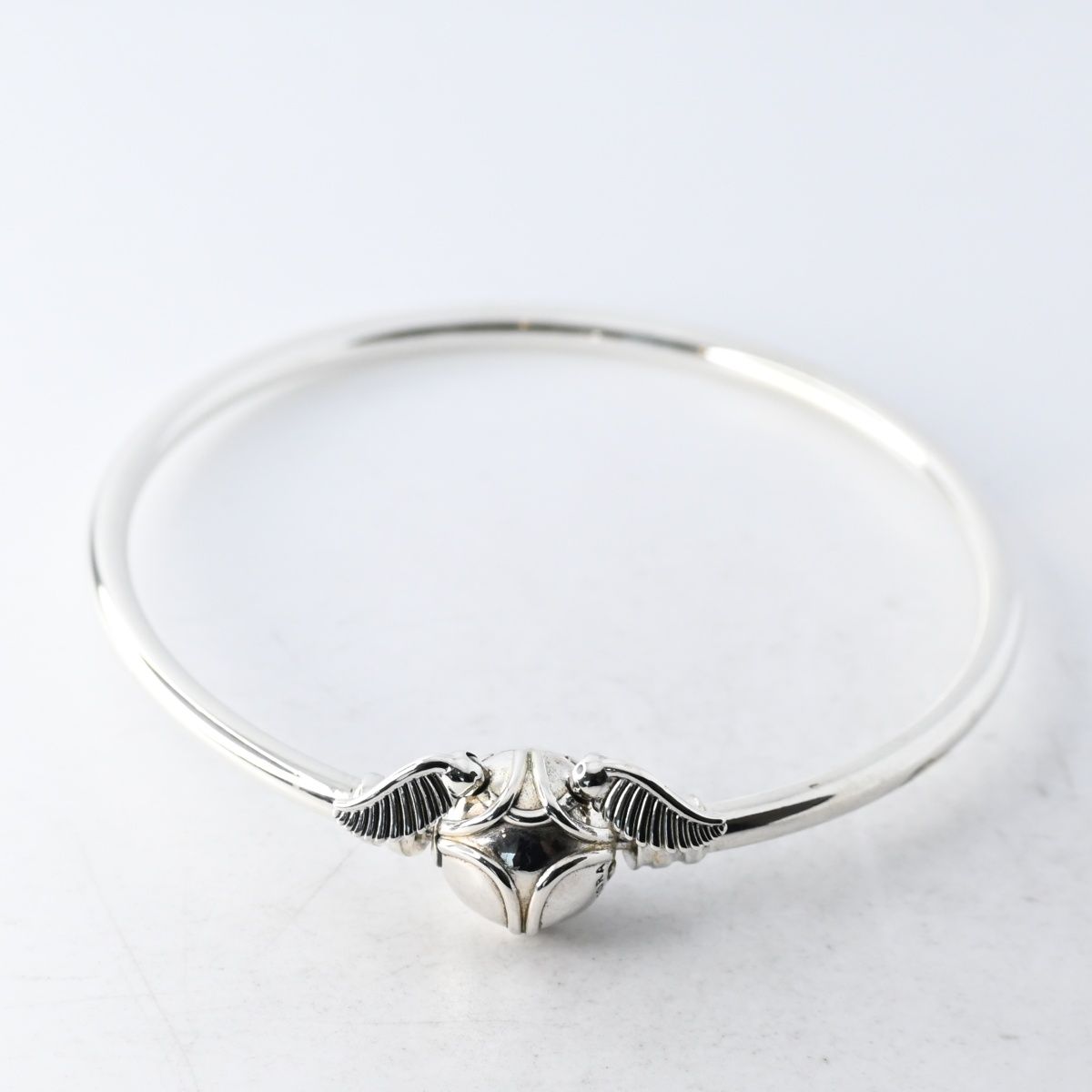 【研磨済】Pandora Moments Harry Potter Golden Snitch Clasp Bangle 18cm バングル シルバー925 ハリーポッター スニッチ