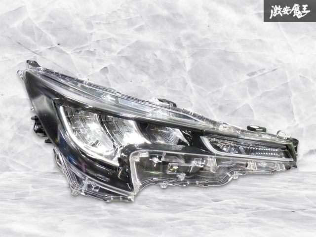美品! ☆保証付 即発送☆ トヨタ純正 ZWE211 ZWE214 NRE210 210系 カローラツーリング LED ヘッドライト ランプ 右 打刻U KOITO 12-633