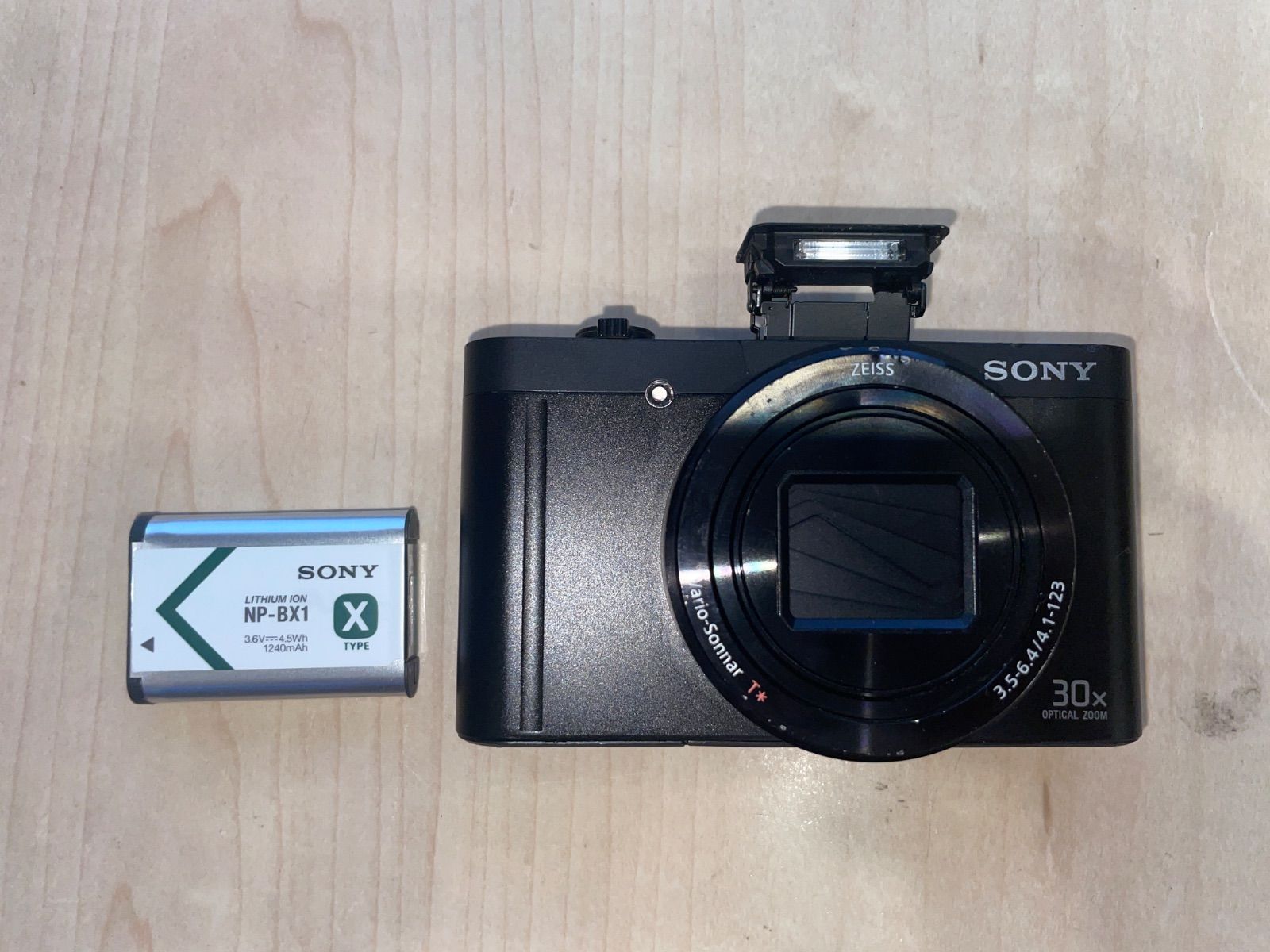 SONY Cyber-shot DSC-WX500 ブラック コンパクトデジタルカメラ 光学30倍ズーム 動作確認済み 美品 即日発送 _355