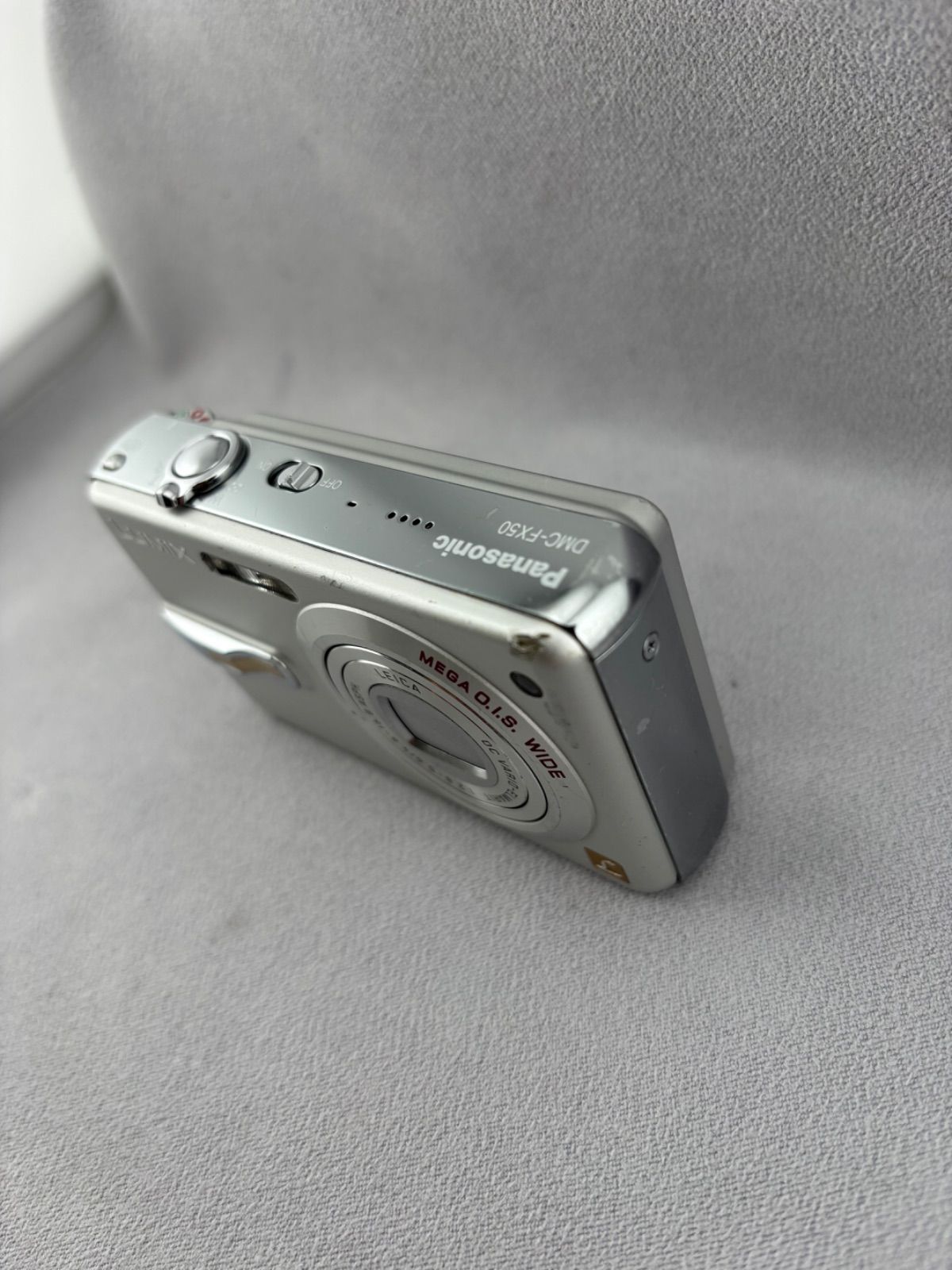 2124【動作確認済み】 Panasonic LUMIX DMC-FX50 シルバー