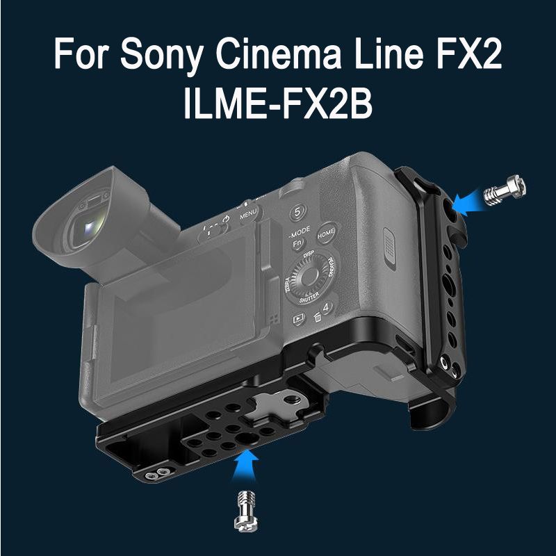 Sony FX2 用 ビデオカメラケージスタビライザー アルミ合金製