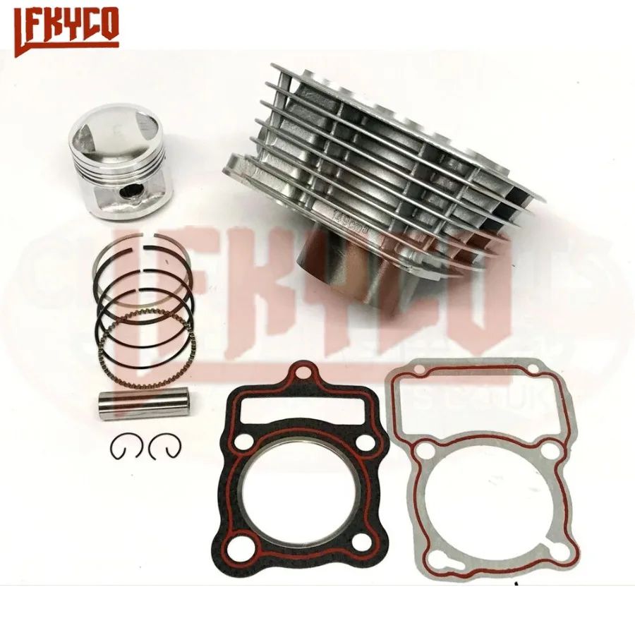 モトエンジンシリンダー 63.5mm 200CC ピストンガスケットキット CG150 GY150 ZJ150