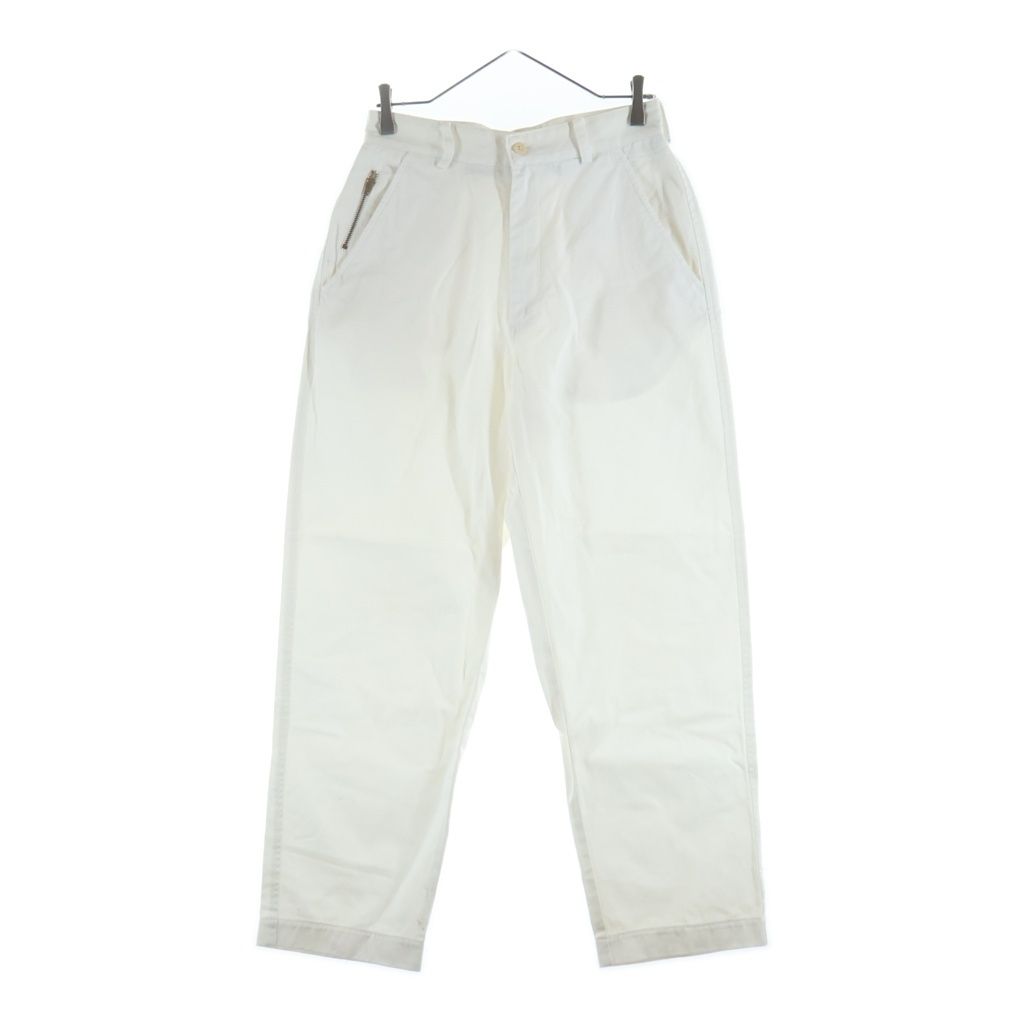 POLO SPORT RALPH LAUREN (ポロスポーツラルフローレン) 90s 初期 バックポケットエンブロイダリー ワイドチノパンツ ホワイト