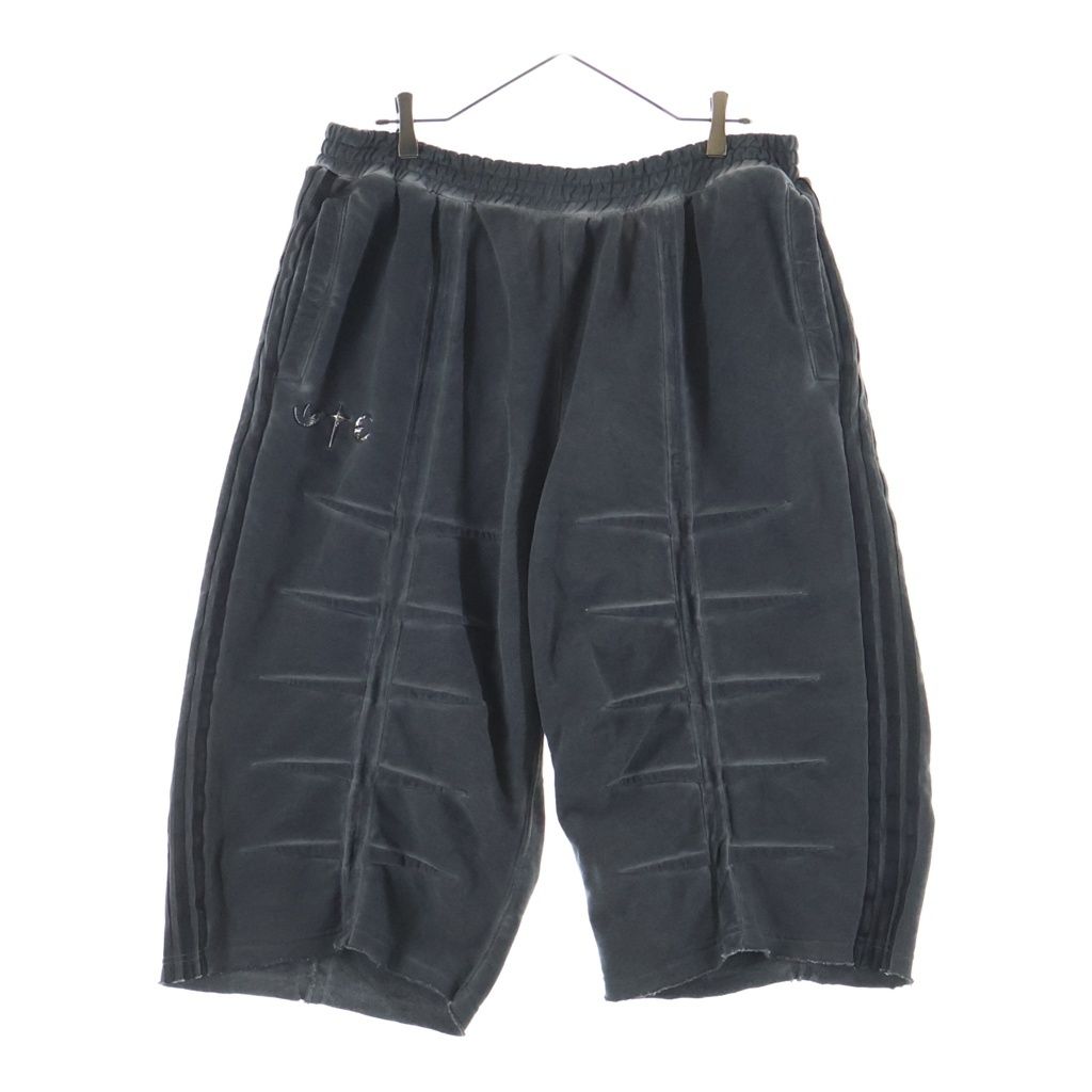adidas (アディダス) ×THUG CLUB SWEAT JORT サグクラブ サイドライン スウェットショーツ ハーフパンツ ダークグレー KF6912 13,642円