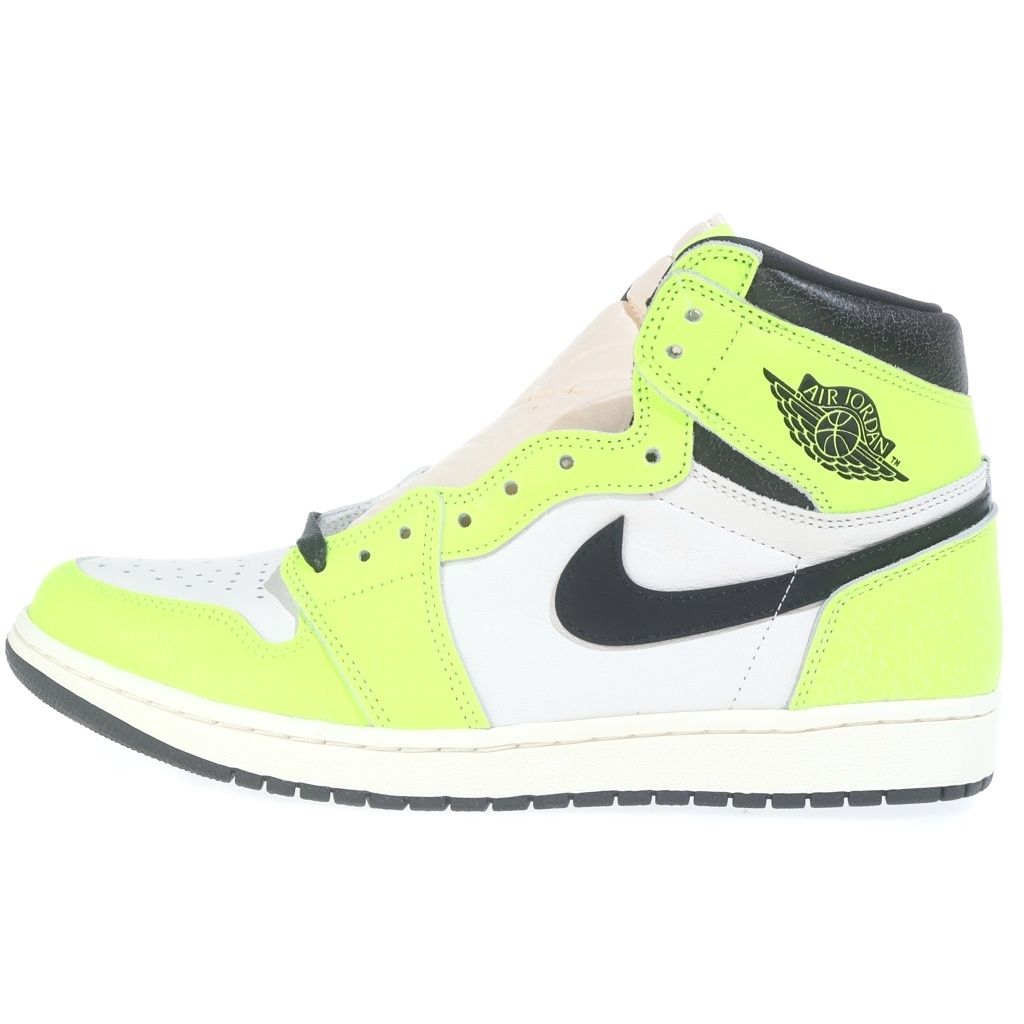 NIKE (ナイキ) AIR JORDAN 1 RETRO HIGH OG VOLT VISIONAIRE エアジョーダン1 レトロ ボルト ヴィジョネア ハイカットスニーカー イエロー/ホワイト 555088-702 US11/29cm