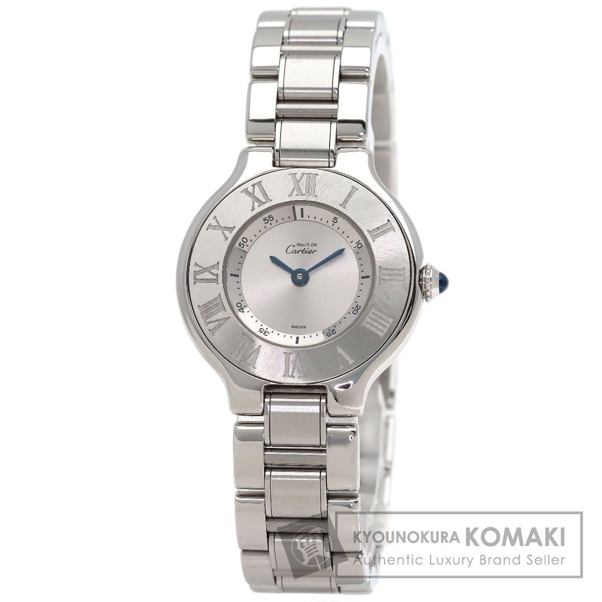 CARTIER カルティエ W10109T2 マスト21 SM 腕時計 SS SS レディース [中古] 125,895円